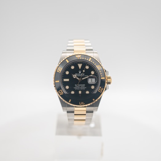 Rolex Submariner 18K Yellow Gold Automatic Black Dial Men's Watch 126613LN-0002