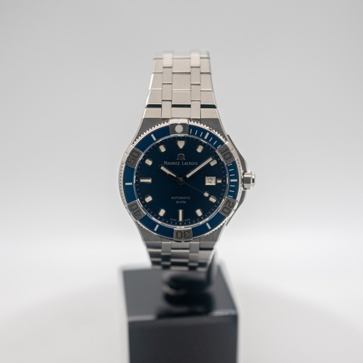 Maurice Lacroix Aikon Venturer Automatic Blue Dial Men's Watch AI6058-SS002-430-1