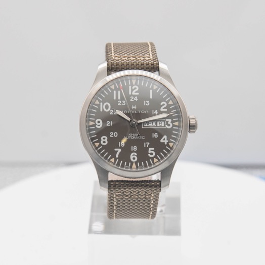 Hamilton Khaki Field Automatic Grey Dial Stainless steel Men's Watch H70535081