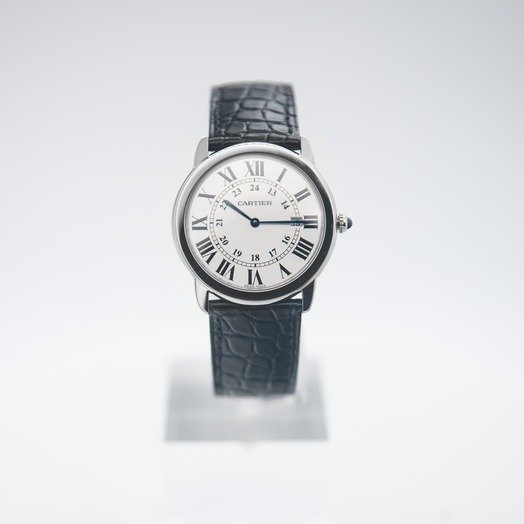 Cartier Ronde de Cartier 36mm Quartz Silver Dial Stainless Steel Unisex Watch W6700255